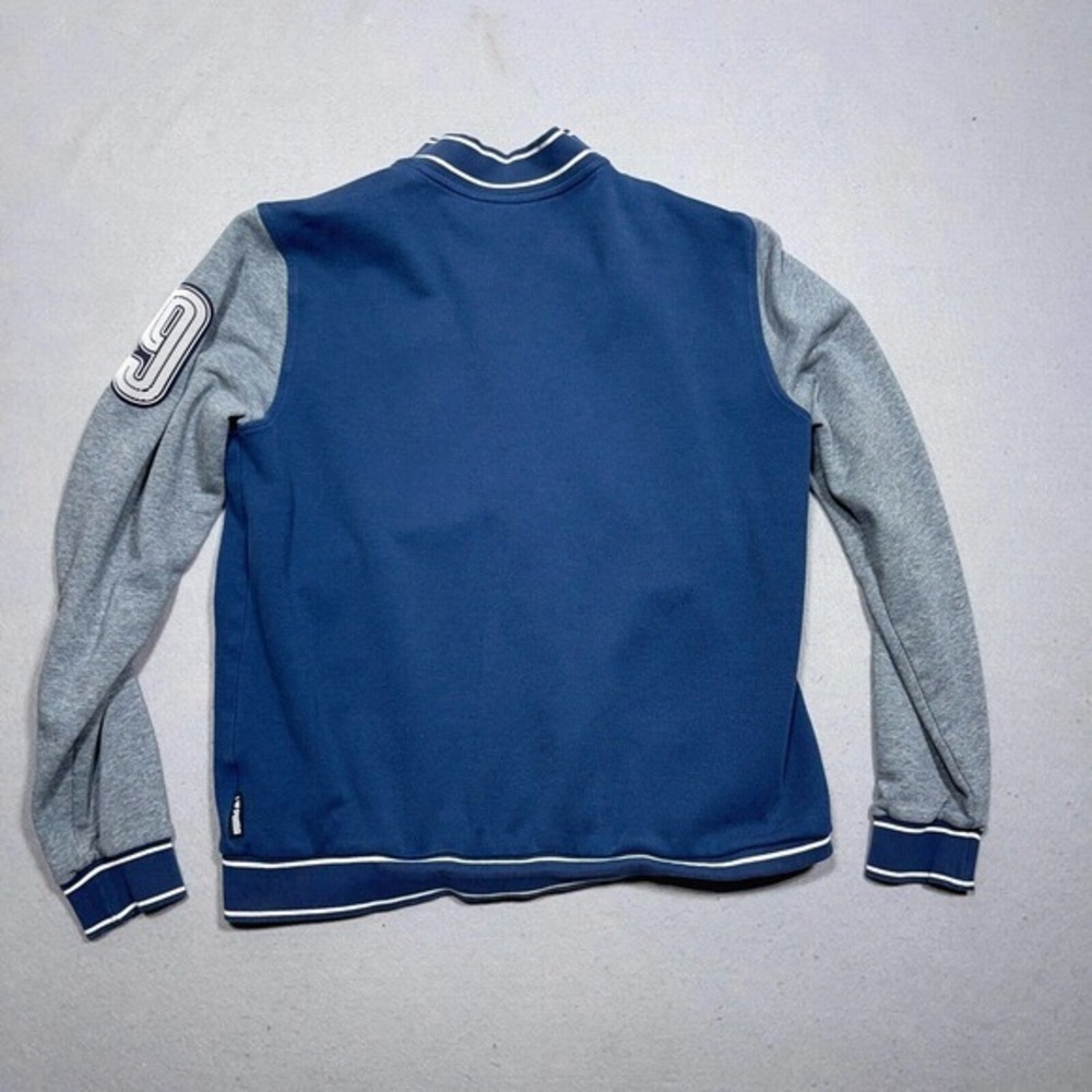 Puma Monterrey MX Soccer Letterman Track Jacket Youth XXL Blue Snap Button - Picture 9 of 10